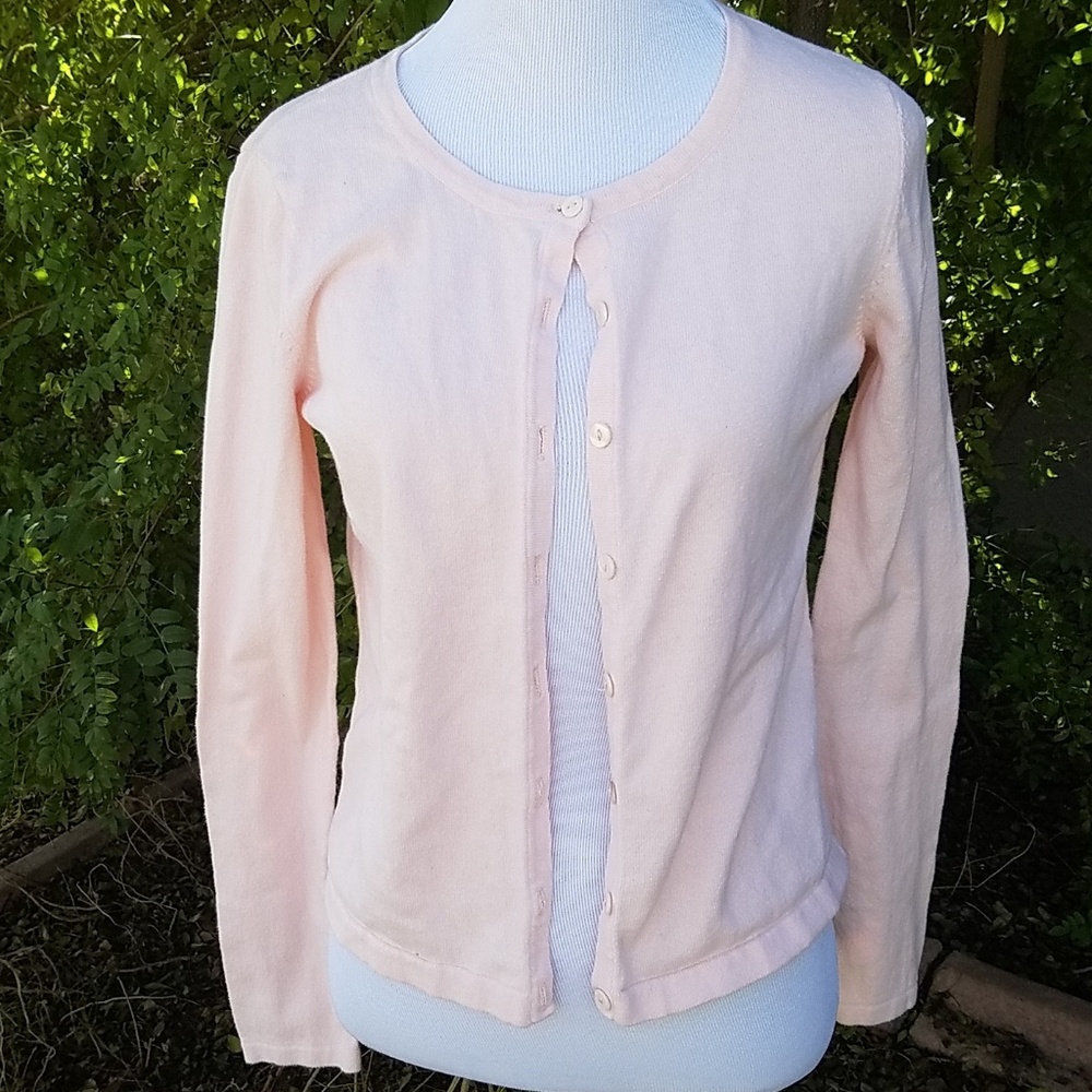 Forever 21 soft pink basic cardigan
